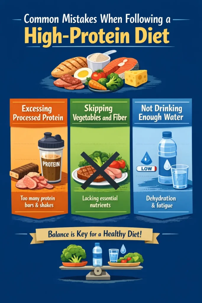 High-Protein Diet Plan for Weight Loss: Foods, Benefits & Sample Meal Plan 1 Common Mistakes When Following a High-Protein Diet