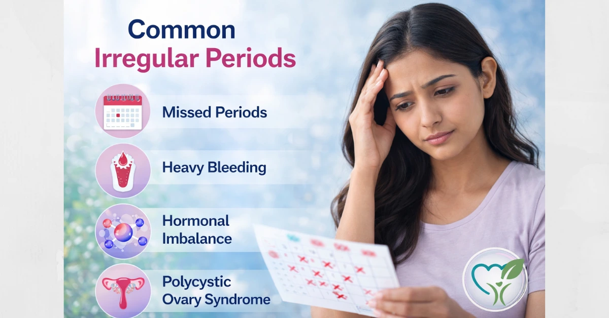 10 Common Irregular Periods Causes and Treatment Naturally