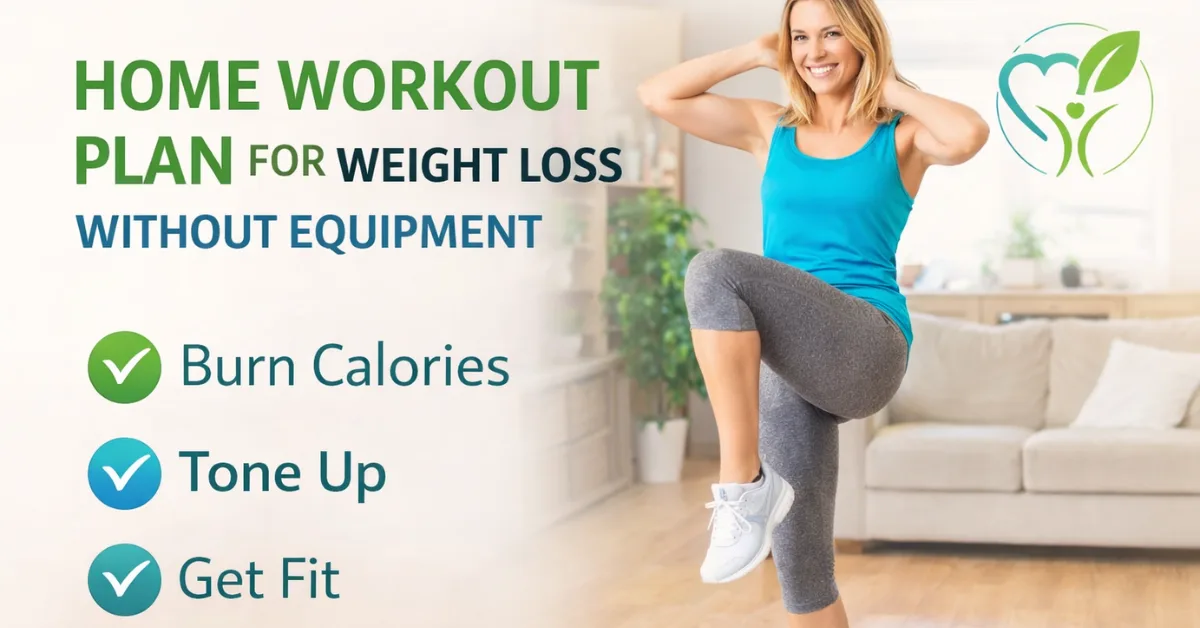 Home Workout Plan for Weight Loss Without Equipment
