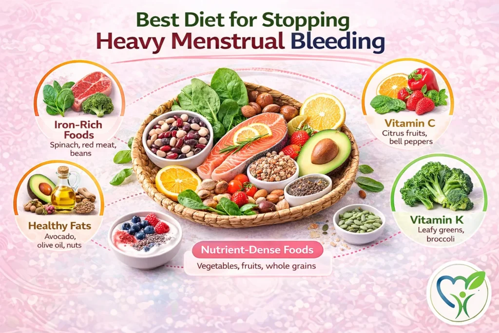 Best Diet for Stopping Heavy Menstrual Bleeding