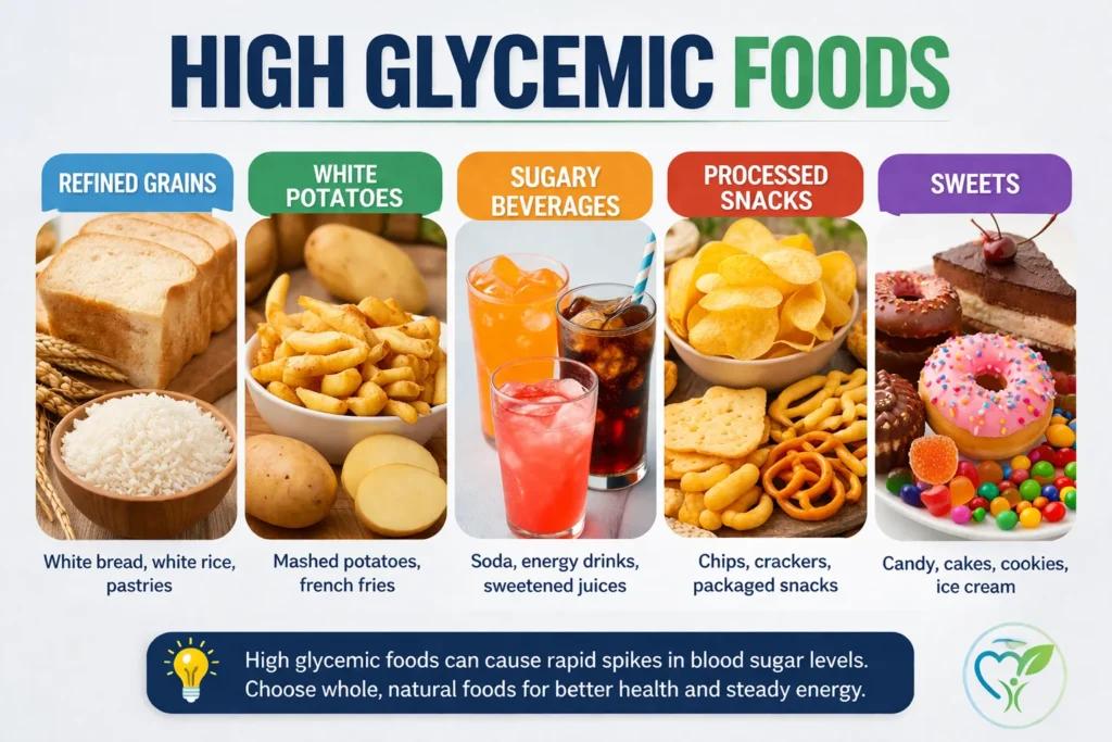 High Glycemic Foods to Limit or Avoid