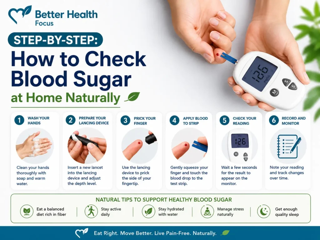 Step-by-Step: Check Blood Sugar