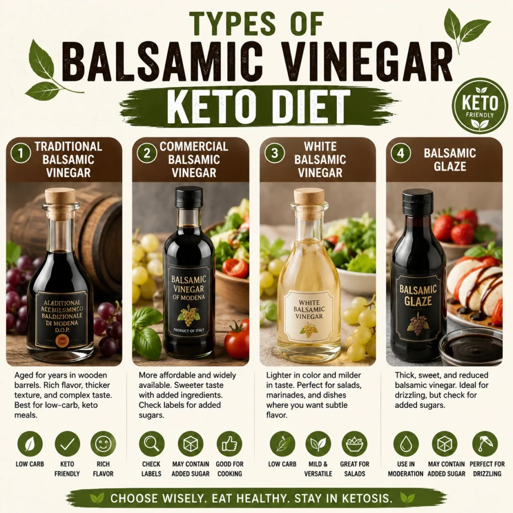 Types of Balsamic Vinegar Keto Diet