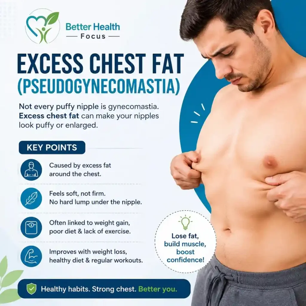 Excess Chest Fat (Pseudogynecomastia)