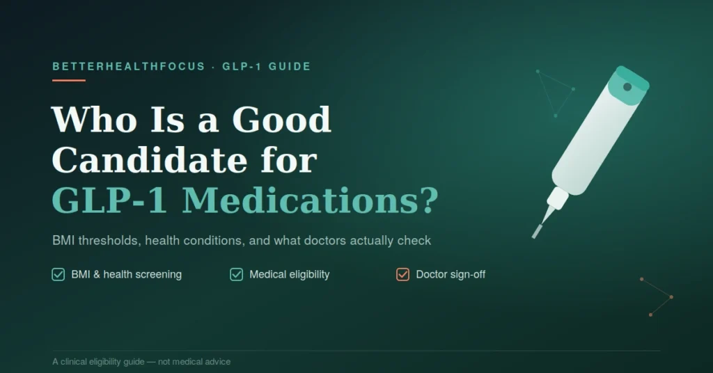 Who is good candidate GLP-1 Medication