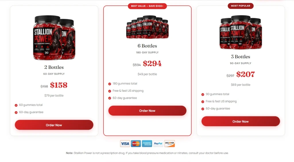 Stallion Power Pricing and Package Options