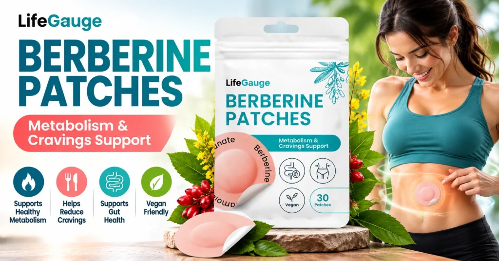 LifeGauge Berberine Patches Wellness Banner