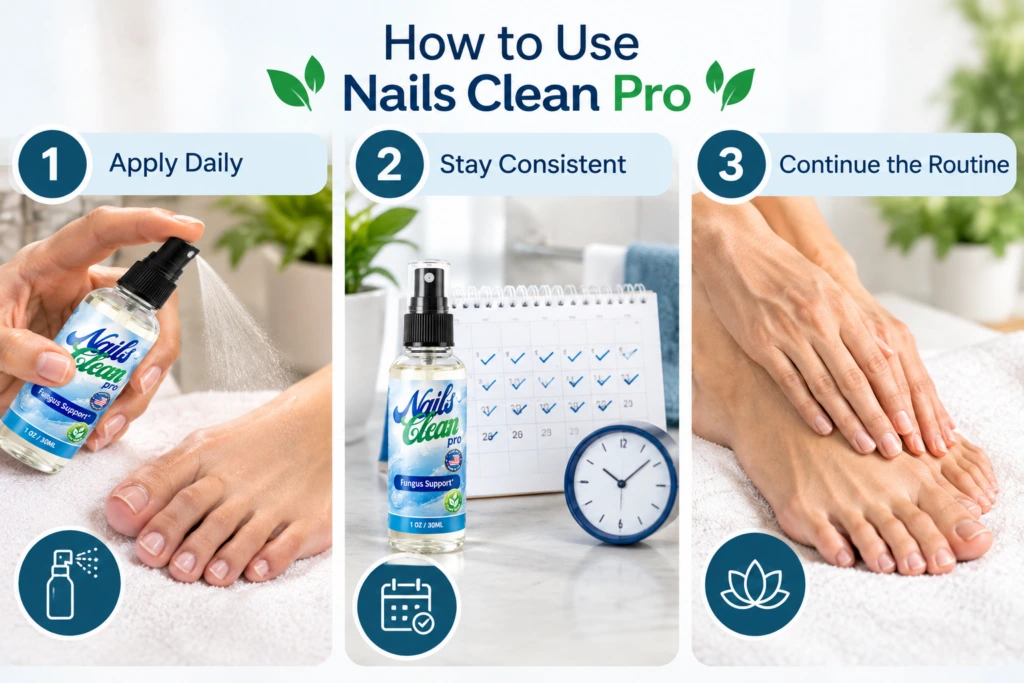 Nails Clean Pro Spray How to Use