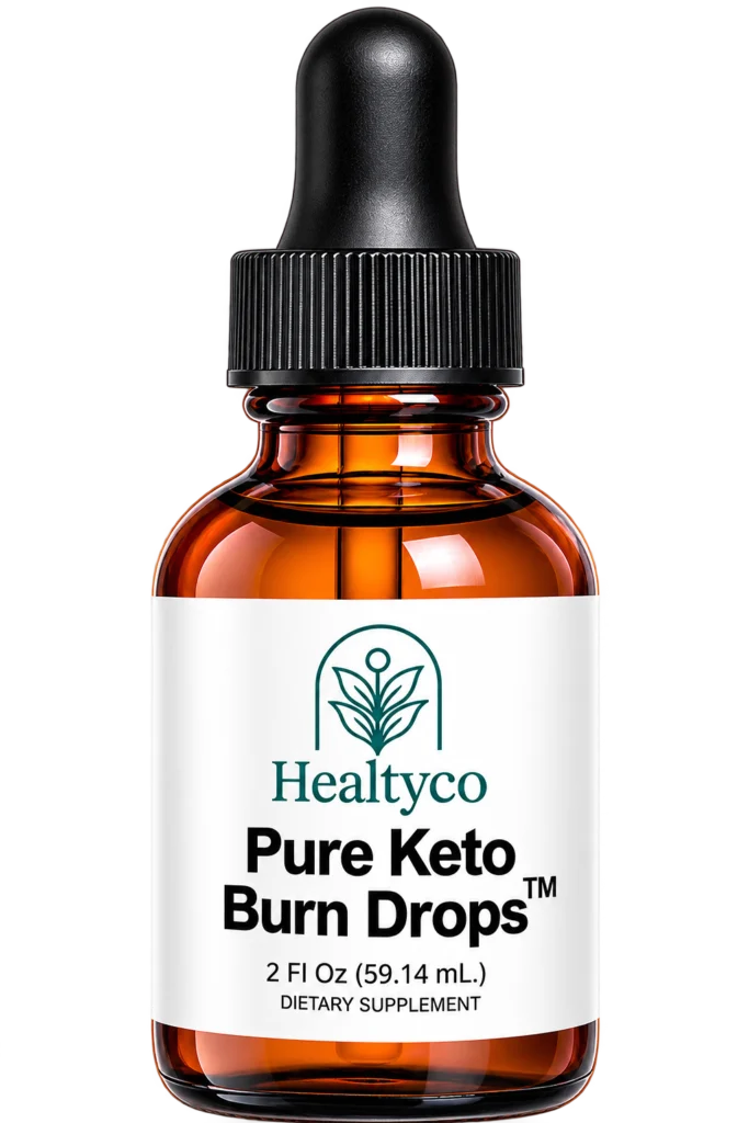 Pure Keto Burn Drops Bottle